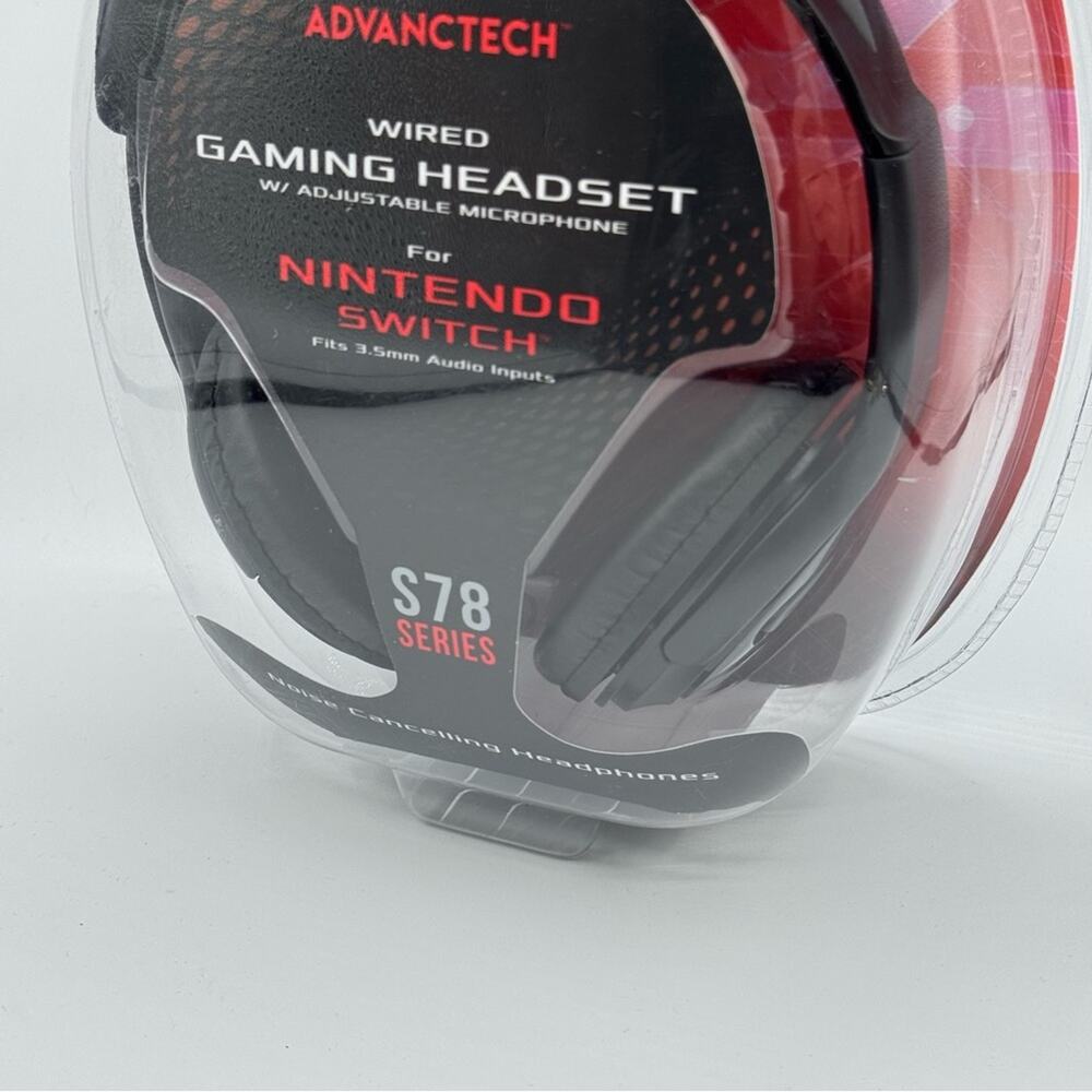 Advanctech Wired Gaming Headset With Adjustable Microphone For Nintendo Switch - Picture 4 of 4
